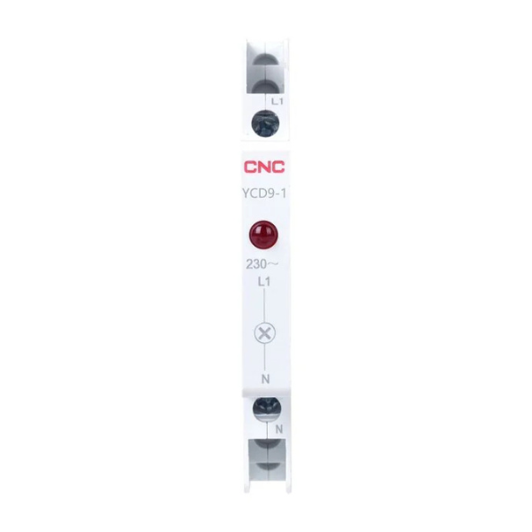 CNC Din Rail Single Phase  Indication Light YCD9-1