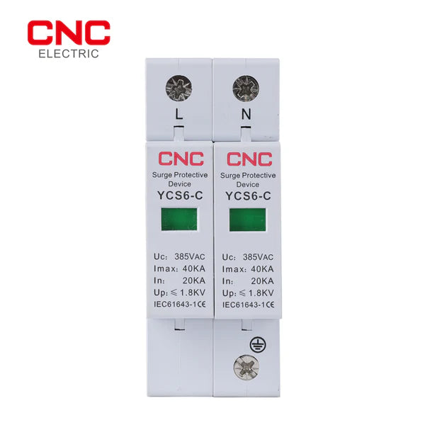 CNC AC 2P SPD 385V Surge Protection Devices 20KA-40KA YCS6-C