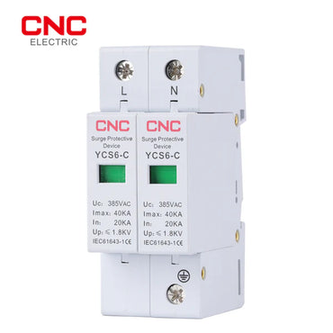 CNC AC 2P SPD 385V Surge Protection Devices 20KA-40KA YCS6-C