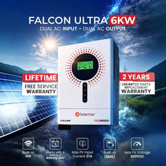 SolarMax Falcon 6KW Hybrid Solar Inverter –   Battery & Grid Support